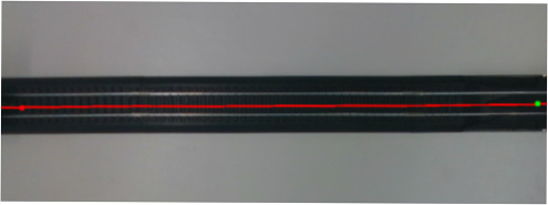 Rail centerline detection result